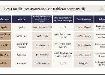 Comparatif 2026 : Découvrez le Top 5 des assurances vie incontournables